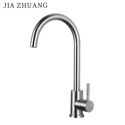 Industrial Single lever pull down 304 brushed sink mixer frap hidden kitchen faucet deck mounted pull down kitchen faucet