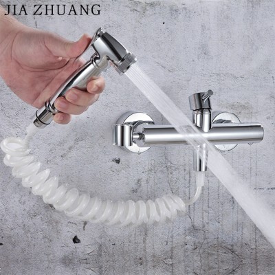 Toilet Handheld Sprayer 304 Shower Head Balcony Cleaning Accessories Shower Faucet Muslim Brass Shower