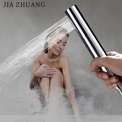 New Style Bathroom Small Brass Accessories Classical Cylindrical Shape 2 in 1 Bidet Portable Hand Handheld Shower Head